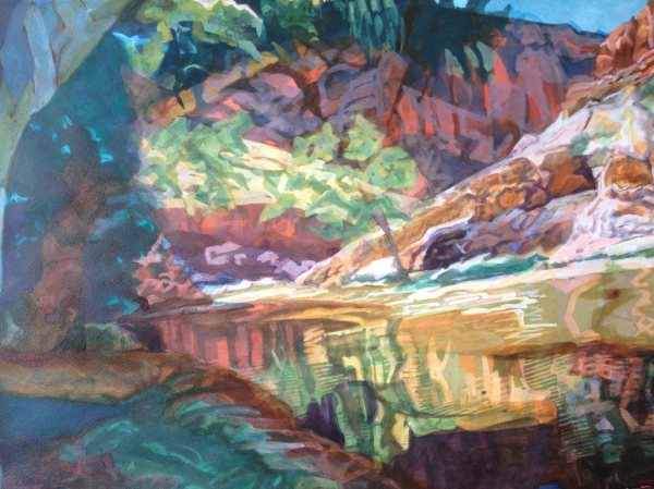 Sarah Aylward Desert Oasis